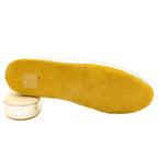 Pantofole pianelle scollate in nappa platino