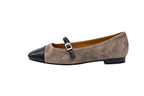 Ballerine con cinturino beige