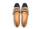 Ballerine con cinturino beige