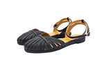 Sandali ragnetto in pelle nero