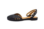 Sandali ragnetto in pelle nero