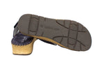 Ciabatte comfort in nabuk Palo blu