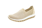 Platinum knit slip-on with removable insole