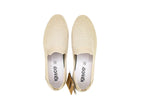 Platinum knit slip-on with removable insole