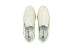Slip on in nabuk con cerniera laterale ghiaccio