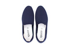 Blue knit slip-on with removable insole