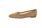 Slippers donna in camoscio beige