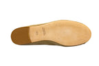 Ballerine scollate in camoscio beige