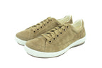 Suede sneakers with removable insole