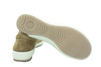 Suede sneakers with removable insole