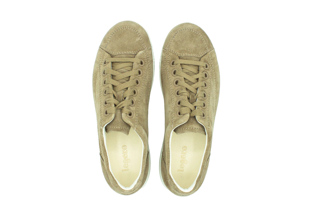 Suede sneakers with removable insole