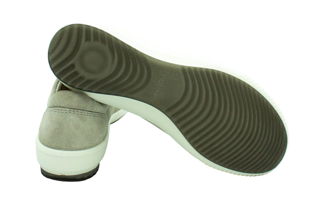 Suede sneakers with removable insole