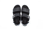 Move leather sandals with velcro and buckle