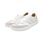 Sneakers Silence in nappa e camoscio bianco