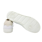 Sneakers Silence in nappa e camoscio bianco