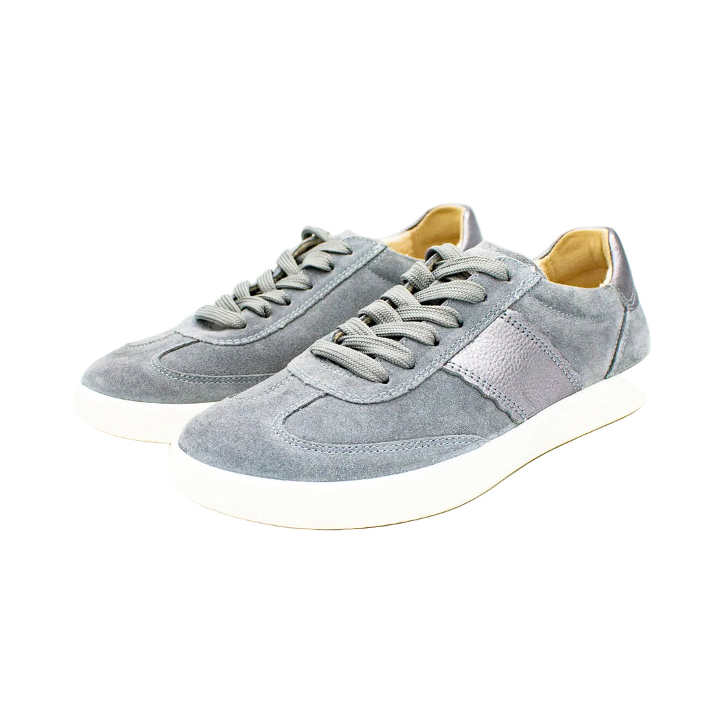 Sneakers Silence in camoscio grigio-azzurro aria