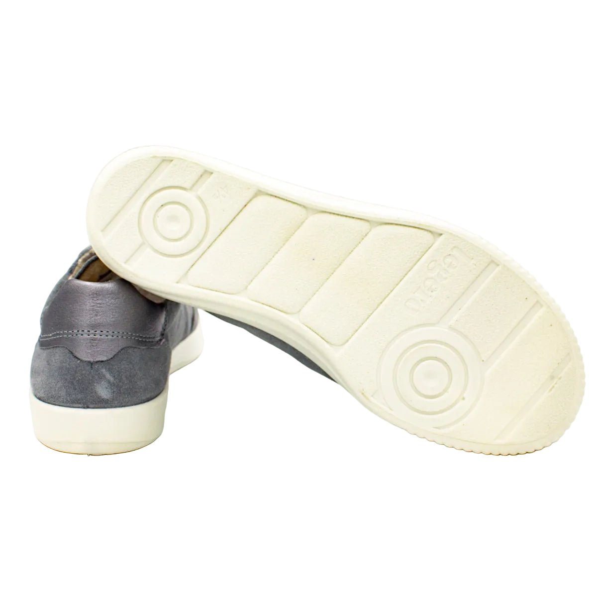 Sneakers Silence in camoscio grigio-azzurro aria