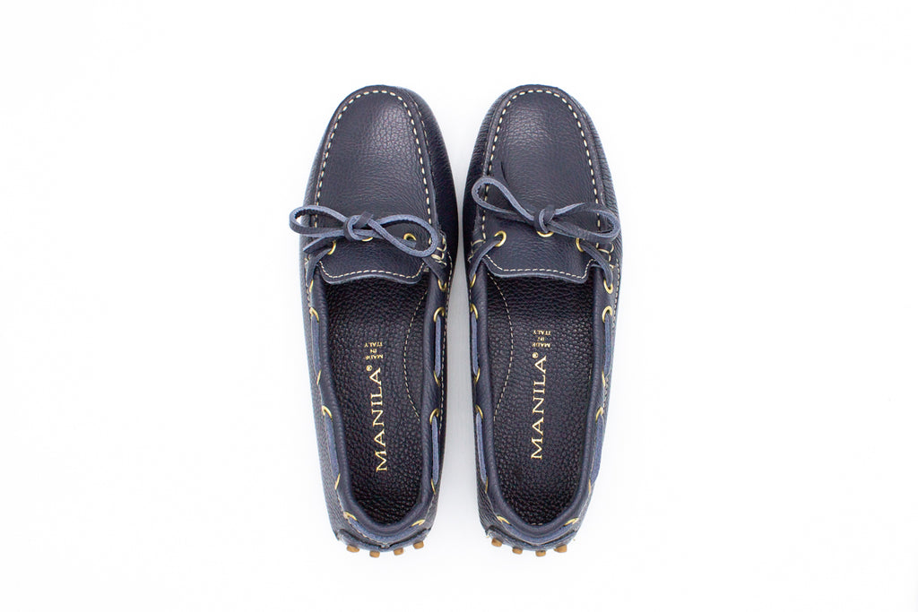 Leather driving moccasins