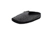 Friulane sabot con zeppa in seta grigio