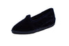 Friulane con zeppa in velluto blu
