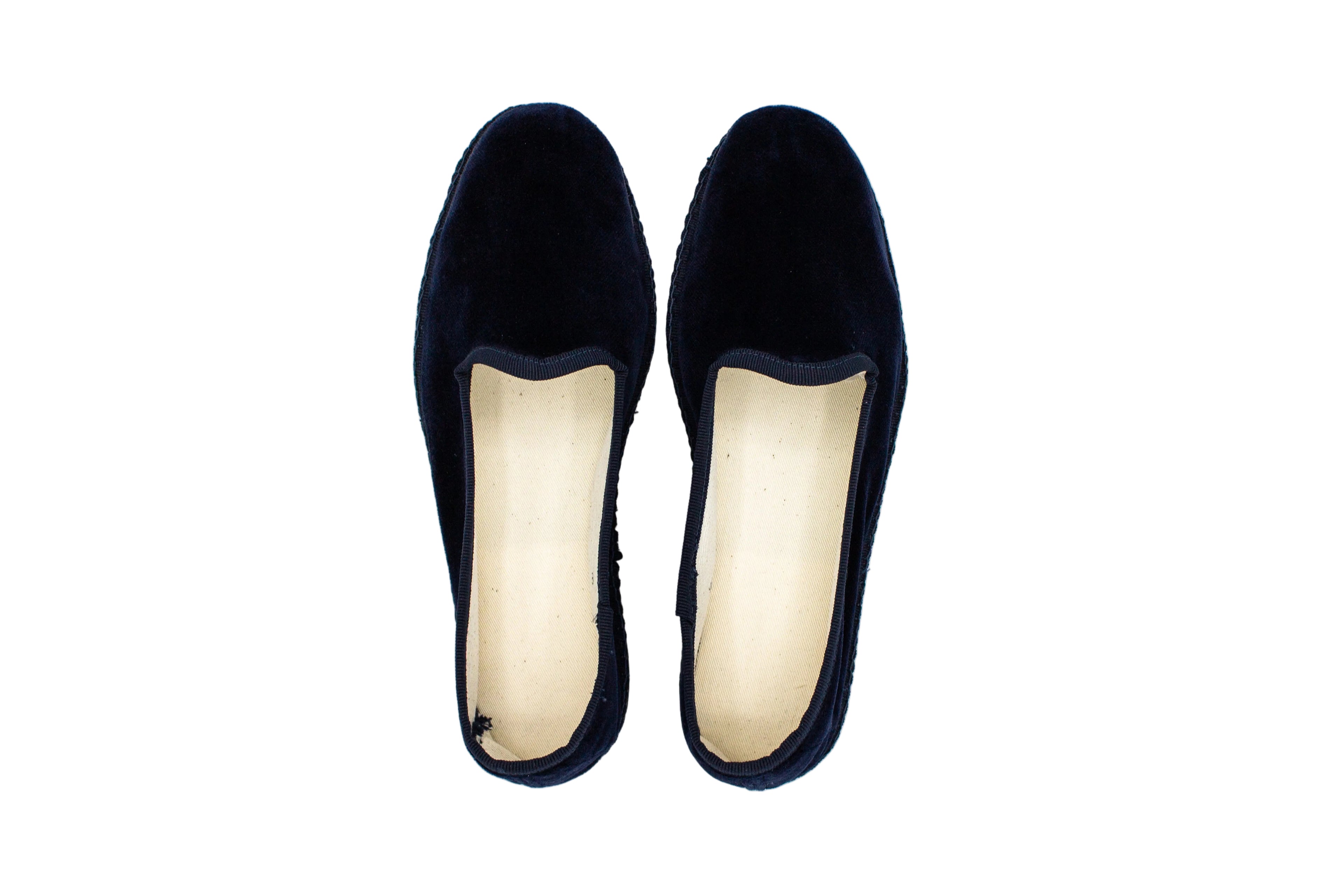 Friulane donna in velluto blu