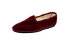 Friulane donna in velluto bordeaux