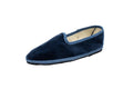 Women's sugar paper blue velvet slippers