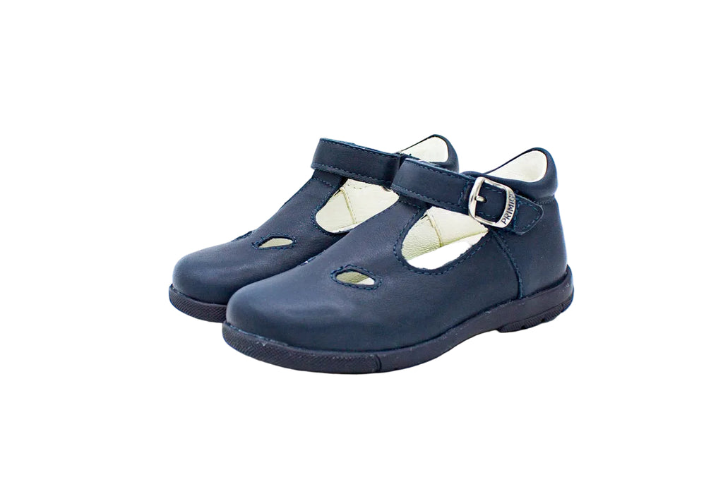 Scarpe primi passi con velcro blu