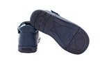 Scarpe primi passi con velcro blu