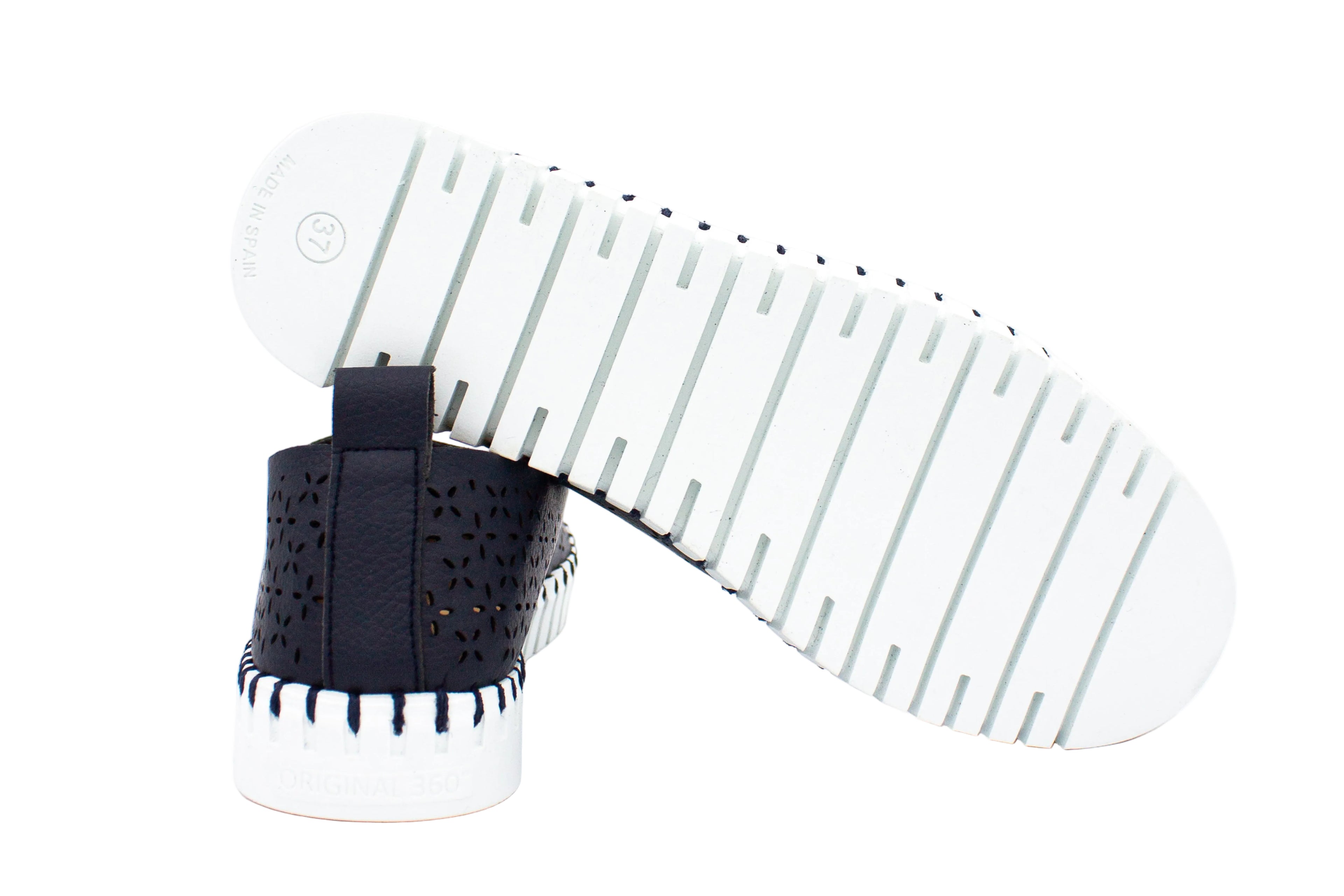 Slip on traforate Pia blu