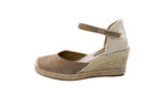 Espadrillas Berry in camoscio beige