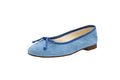 Ballerine Emma in camoscio azzurro