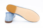 Ballerine Emma in camoscio azzurro