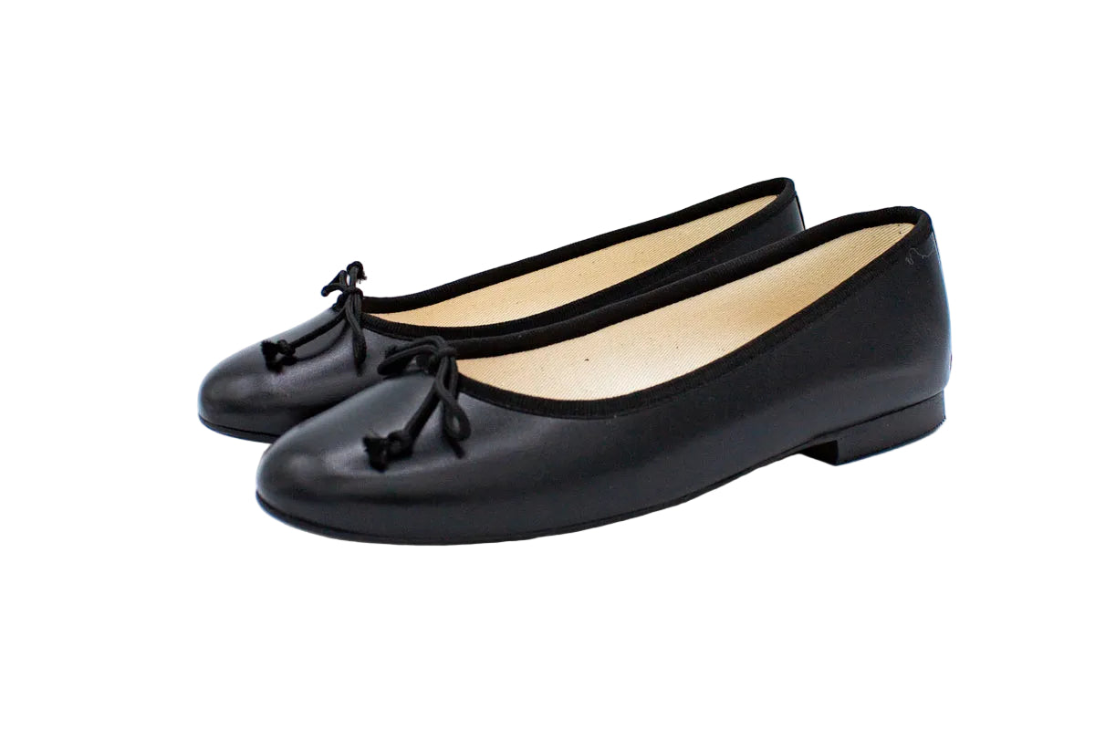 Ballerine Emma in pelle nero