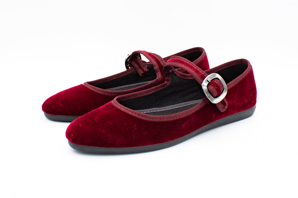 Friulane con cinturino Foxy bordeaux