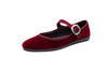 Foxy Bordeaux slippers with strap