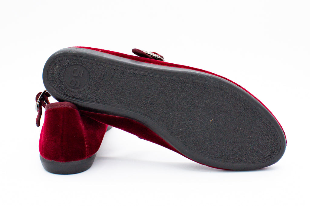 Friulane con cinturino Foxy bordeaux