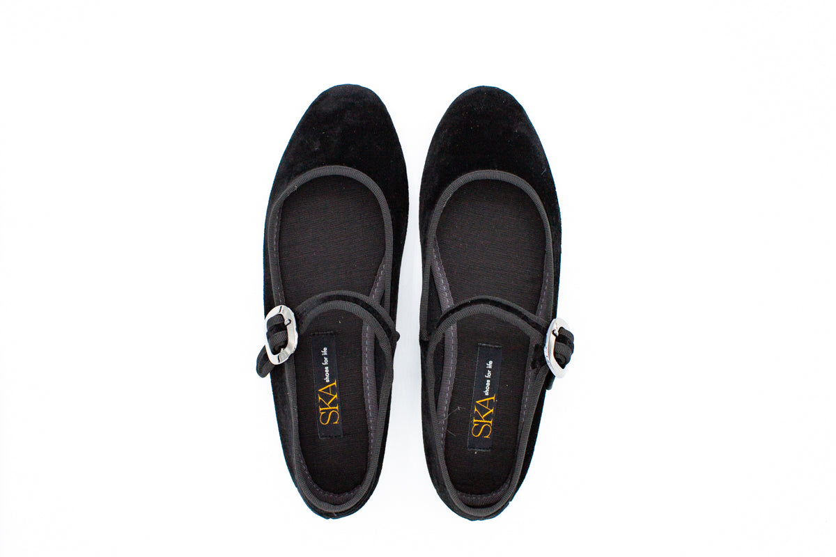 Friulane con cinturino Foxy nero