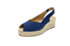 Espadrillas Santa Pola in camoscio blu