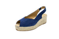 Espadrillas Santa Pola in camoscio blu