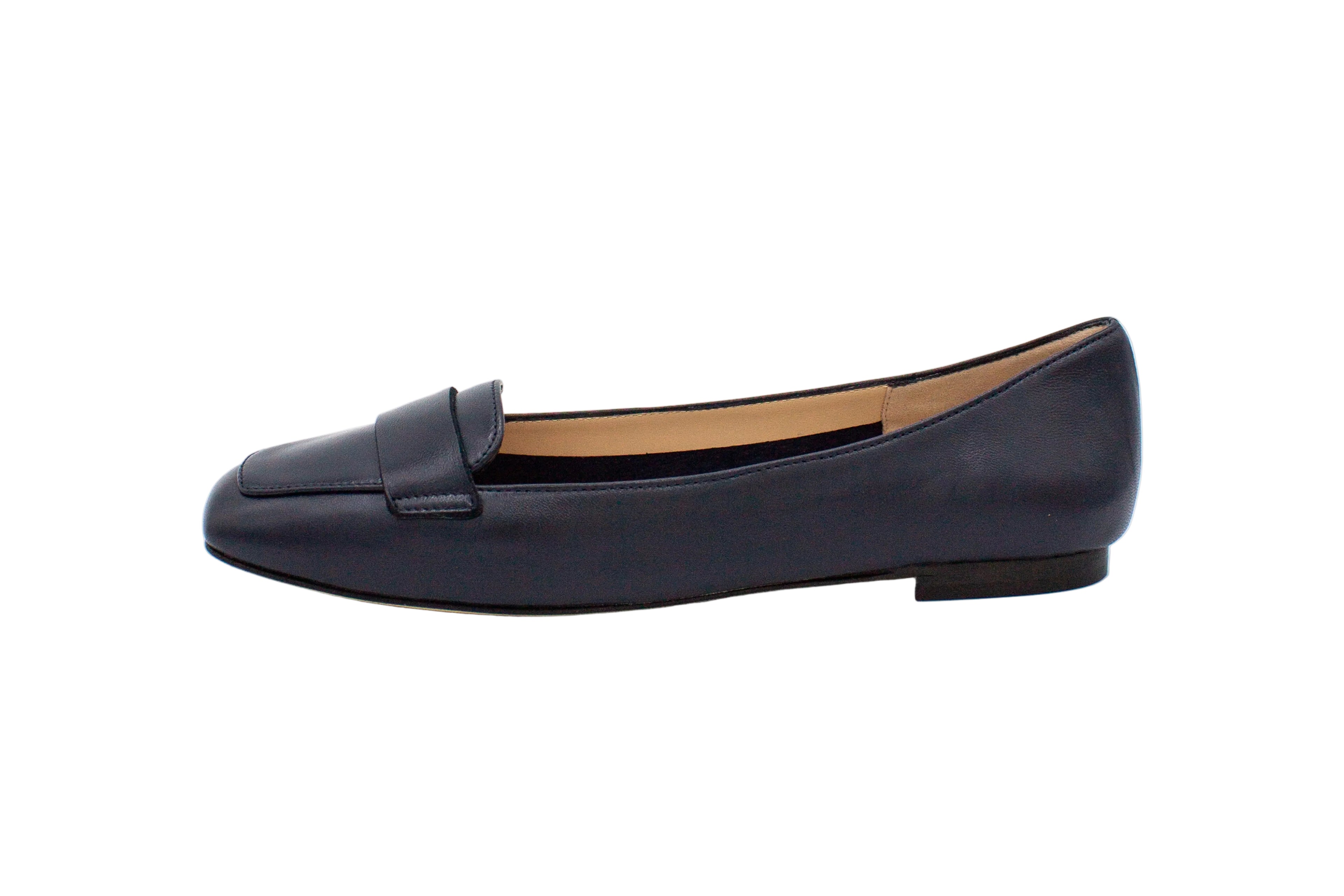 Mocassini bassi con vaschetta blu