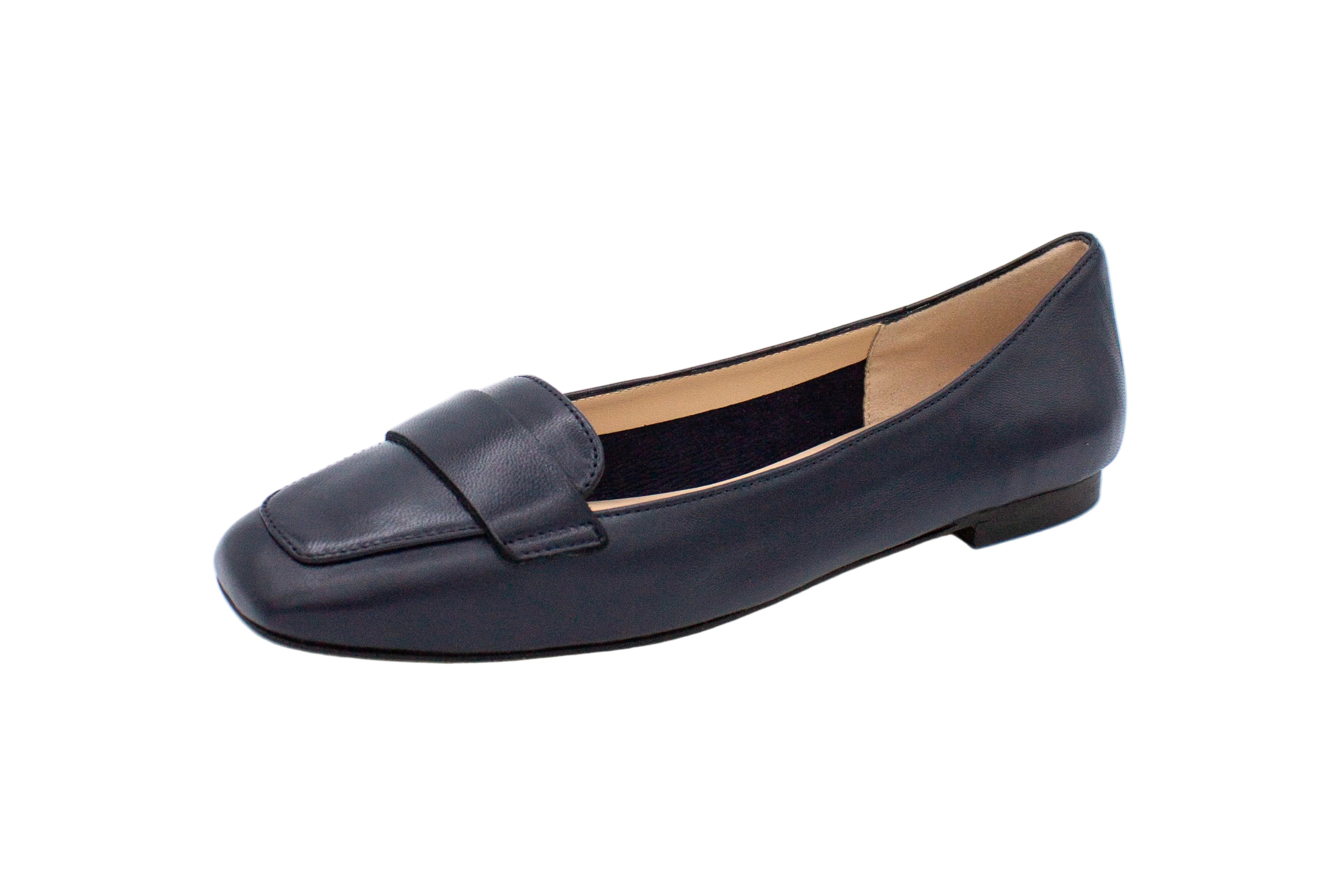 Mocassini bassi con vaschetta blu