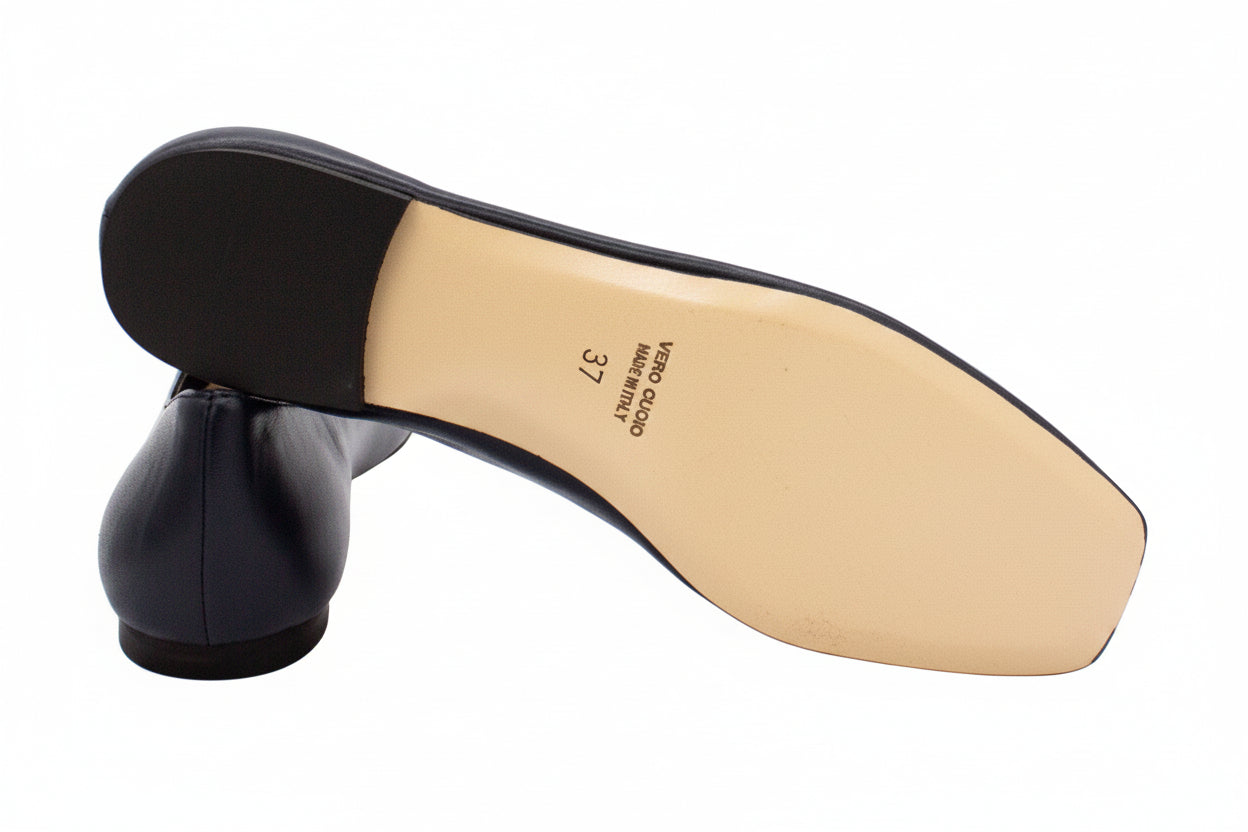 Mocassini bassi con vaschetta blu