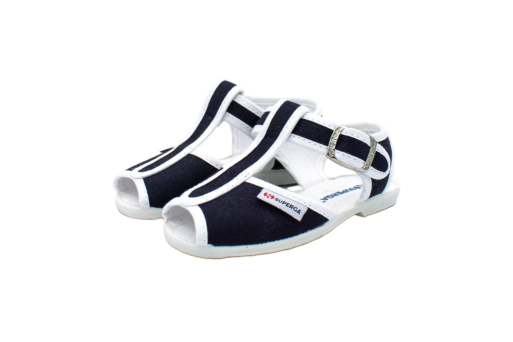 Sandali da bambino in cotone blu