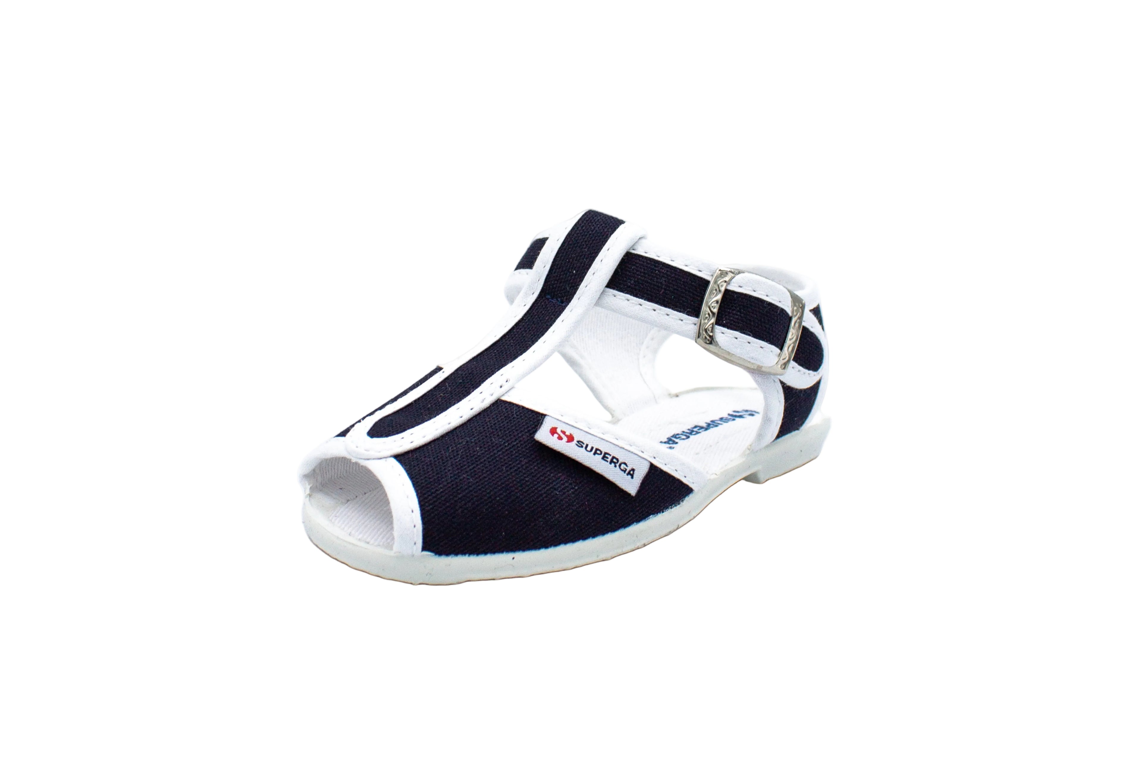 Sandali da bambino in cotone blu