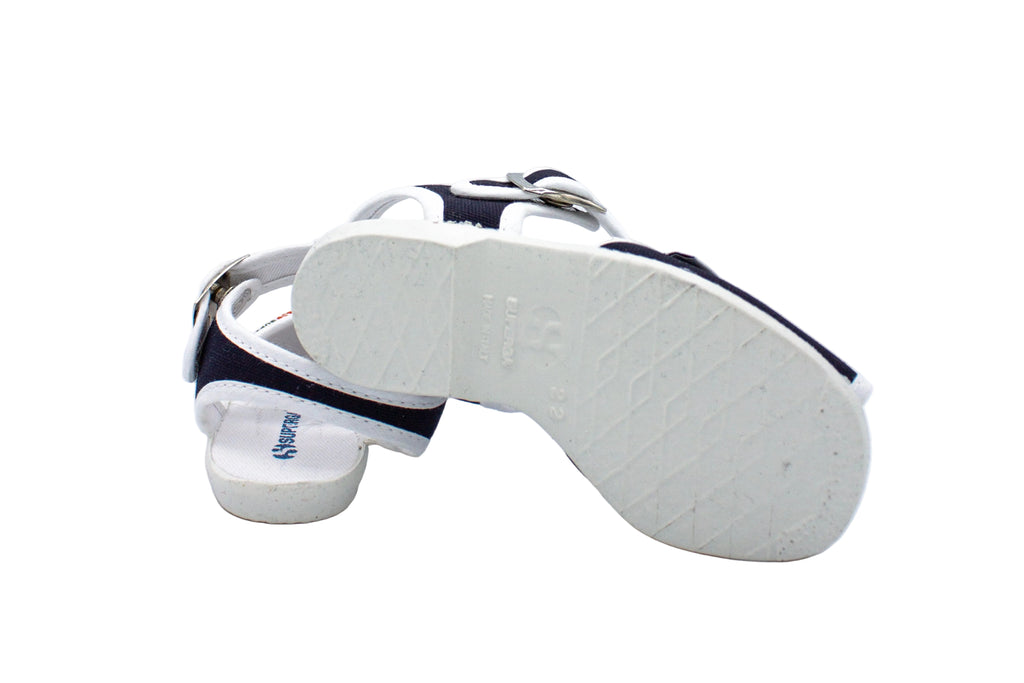 Sandali da bambino in cotone blu