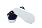Sandali primi passi in cotone blu