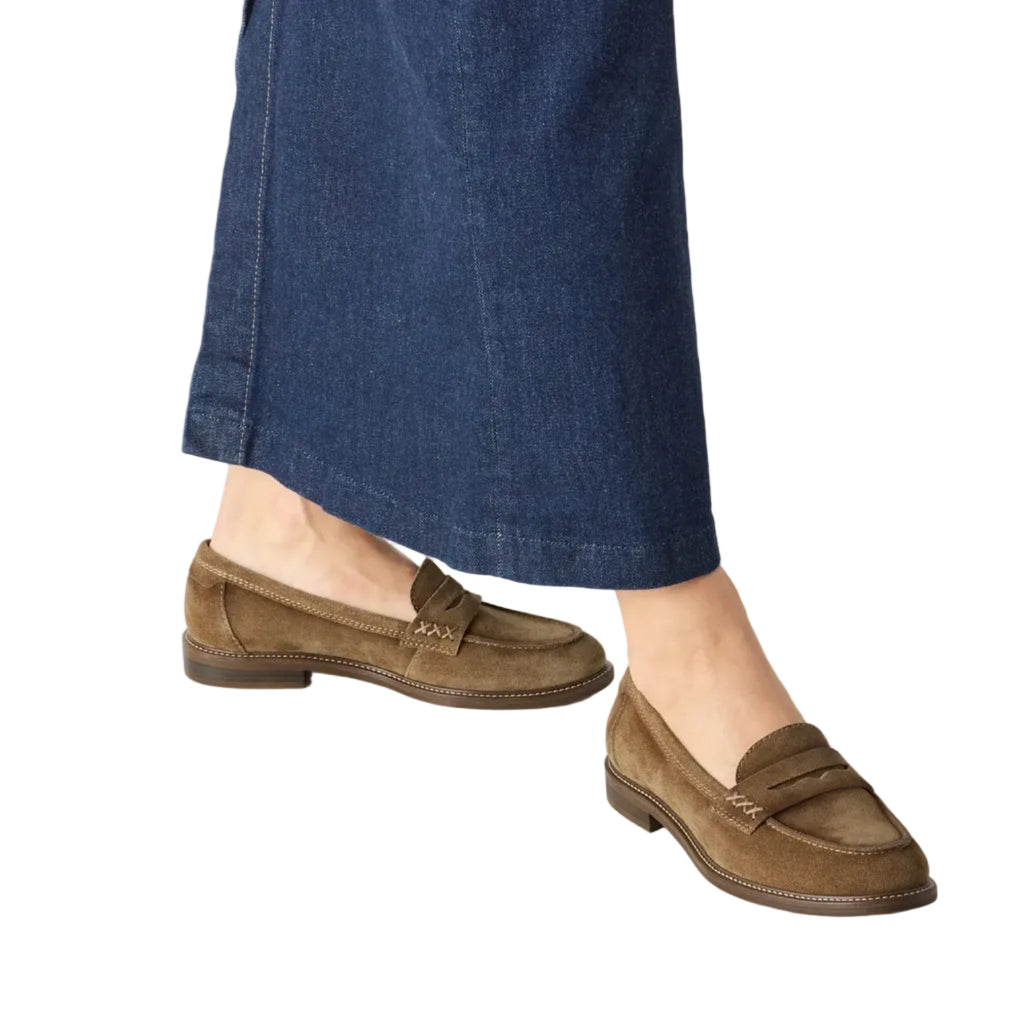 Mocassini Donna Scamosciati Cognac | Loafer