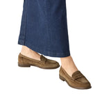 Mocassini Donna Scamosciati Cognac | Loafer