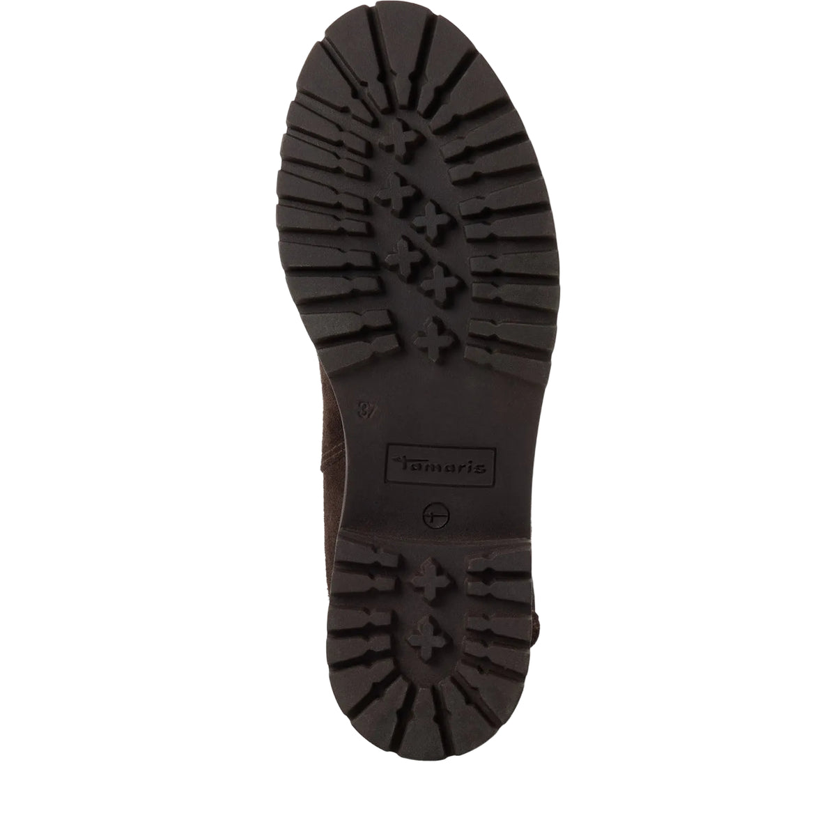 Stivaletti Chelsea Donna con Tacco Basso Scamosciati Marrone